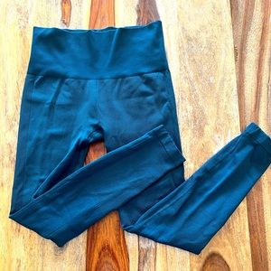 Flattering Spanx Leggings - Gorgeous Deep Turquoise